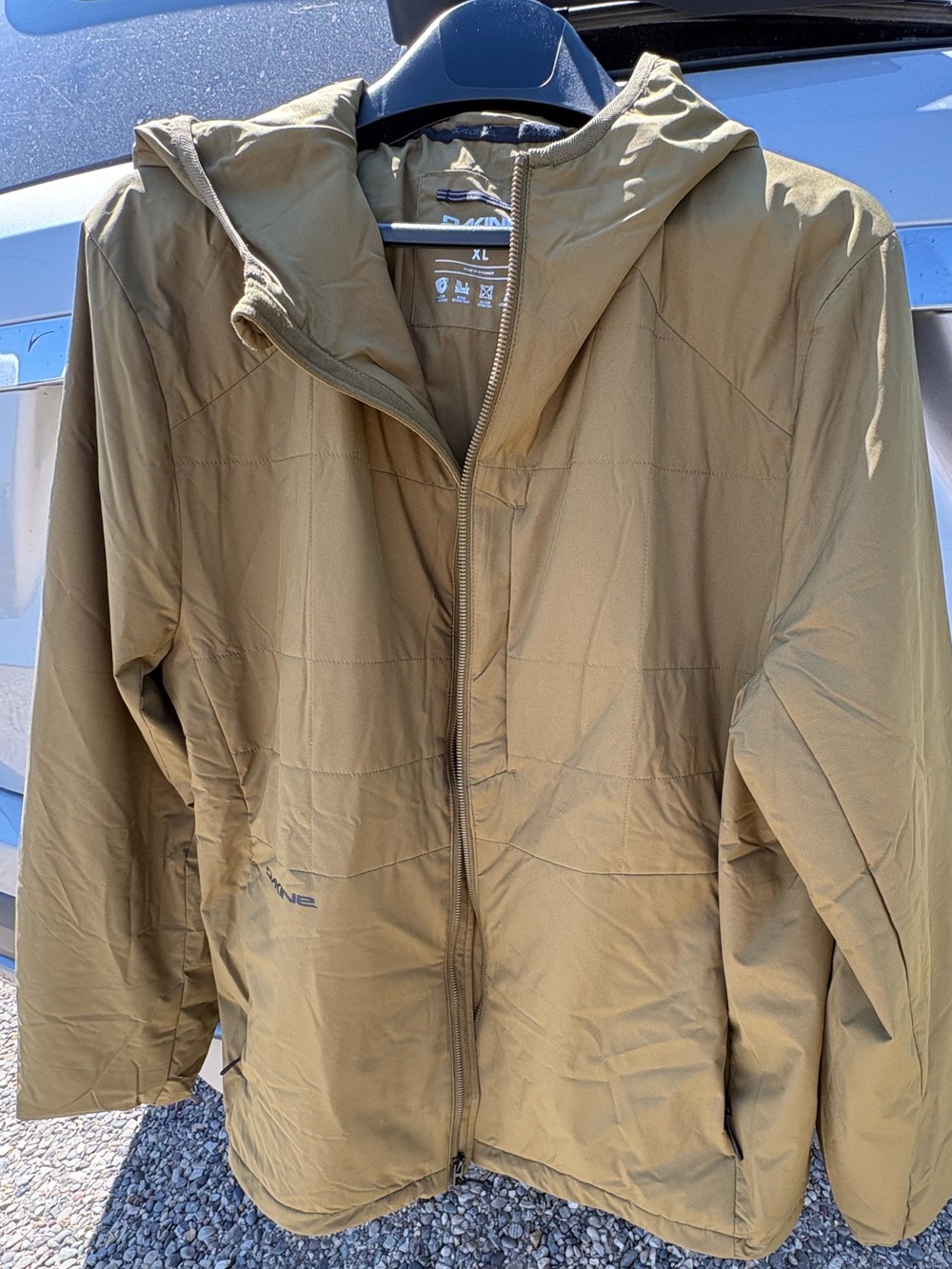 Dakine Men's Olive Green Hooded Puffer Jacket - Picture 9 of 9